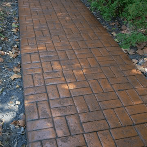 Stamped Concrete Services | Auburn, AL | Cardinal Concrete - basketweavebrick