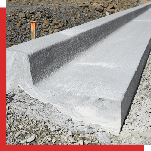 Concrete Curb & Gutter Services | Auburn, AL | Cardinal Concrete - cg1